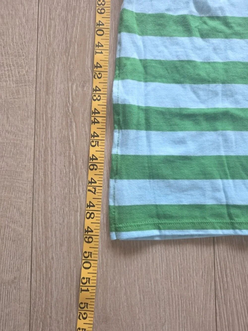 J.Crew Midi Dress Womens XXL Green Blue Striped Summer Resort Effortless CK538 - Picture 4 of 8